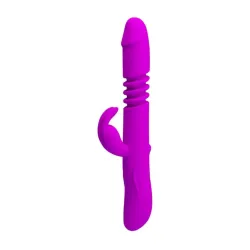 Vibratore rabbit con spinta e sfere rotanti