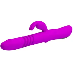 Vibratore rabbit con spinta e sfere rotanti