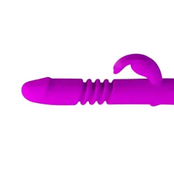 Vibratore rabbit con spinta e sfere rotanti