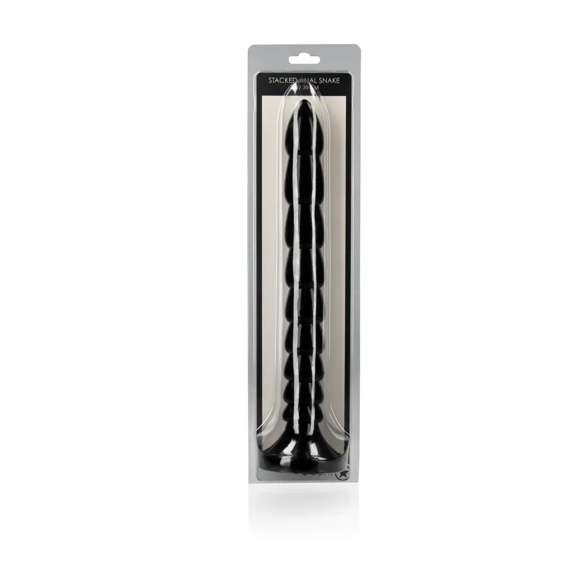Dildo Anale Stacked Snake 34 cm nero