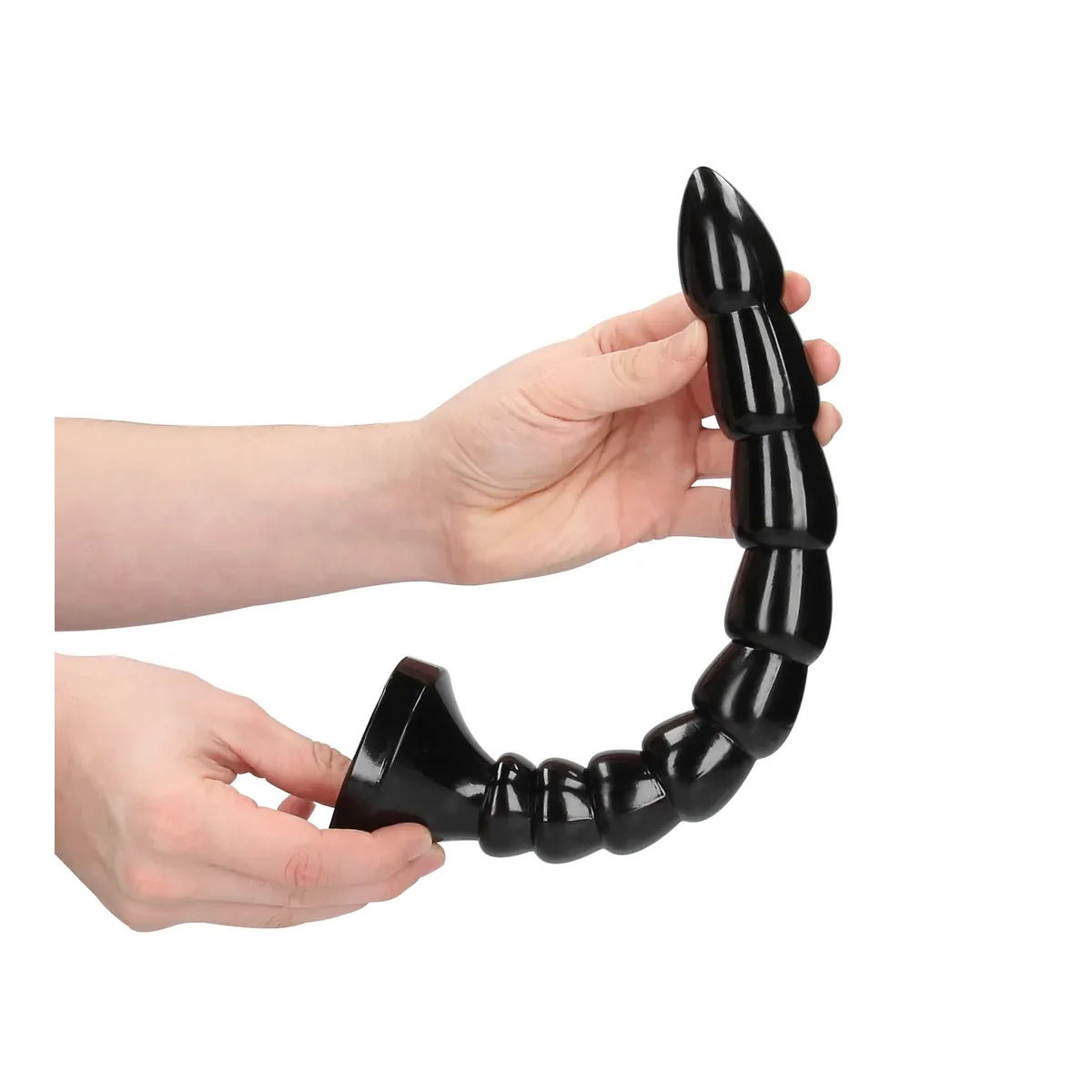 Dildo Anale Stacked Snake 34 cm nero