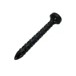 Dildo anale Snake a squame 35 cm nero