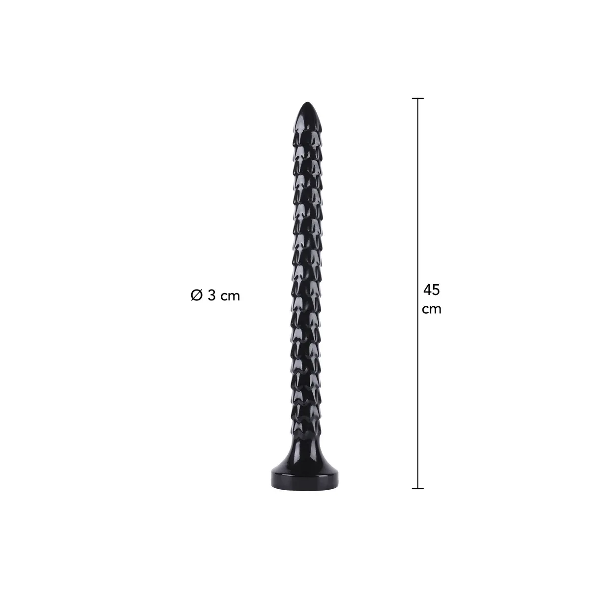 Dildo anale Snake a squame da 45 cm