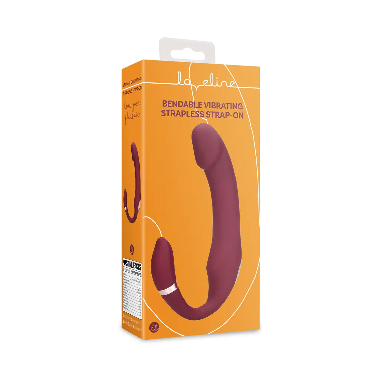 Vibratore indossabile donna strapon 19 cm