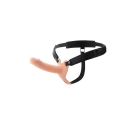 Imbracatura Strap-on con dildo cavo 16,5 cm
