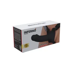Imbracatura Strap-on con dildo cavo 16,5 cm