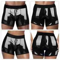 Boxer unisex per strapon o packer nero