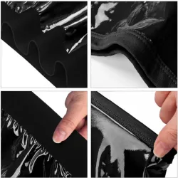 Boxer unisex per strapon o packer nero