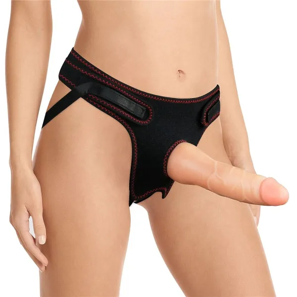 Cintura strapon con dildo 19 cm removibile