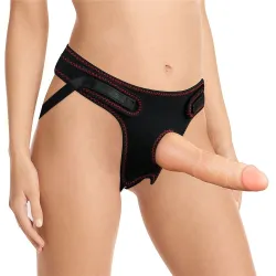 Cintura strapon con dildo 19 cm removibile