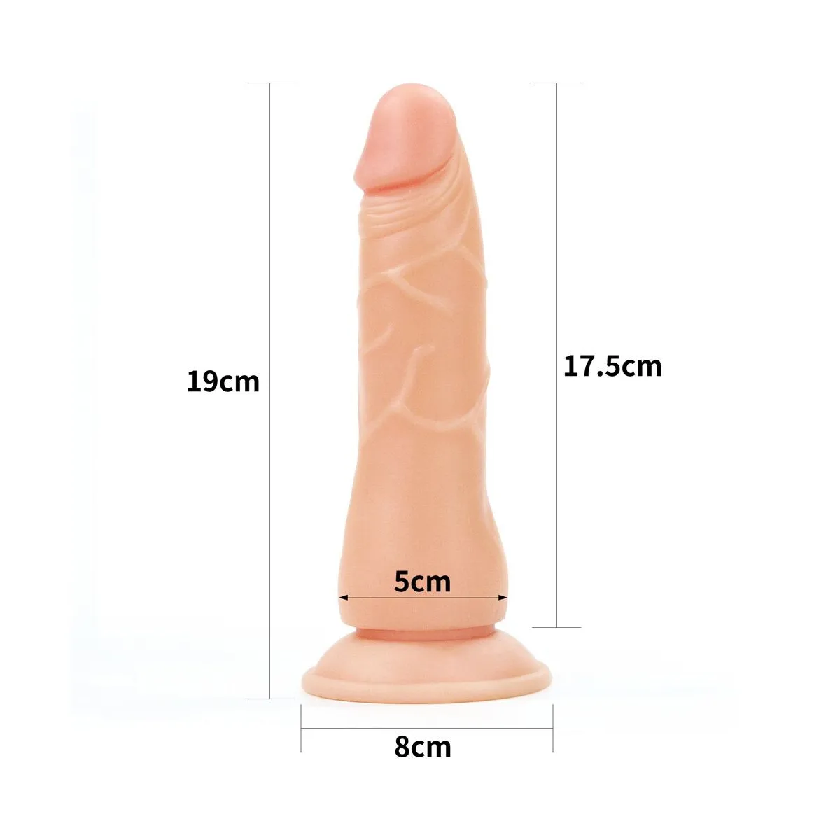 Cintura strapon con dildo 19 cm removibile
