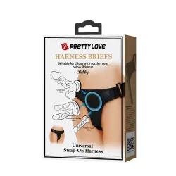 Tanga strapon con piastra per dildo