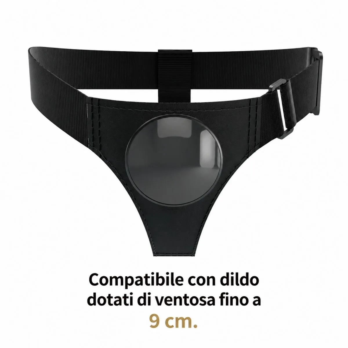 Tanga strapon con piastra per dildo