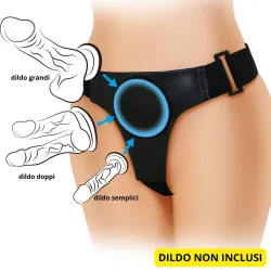 Tanga strapon con piastra per dildo