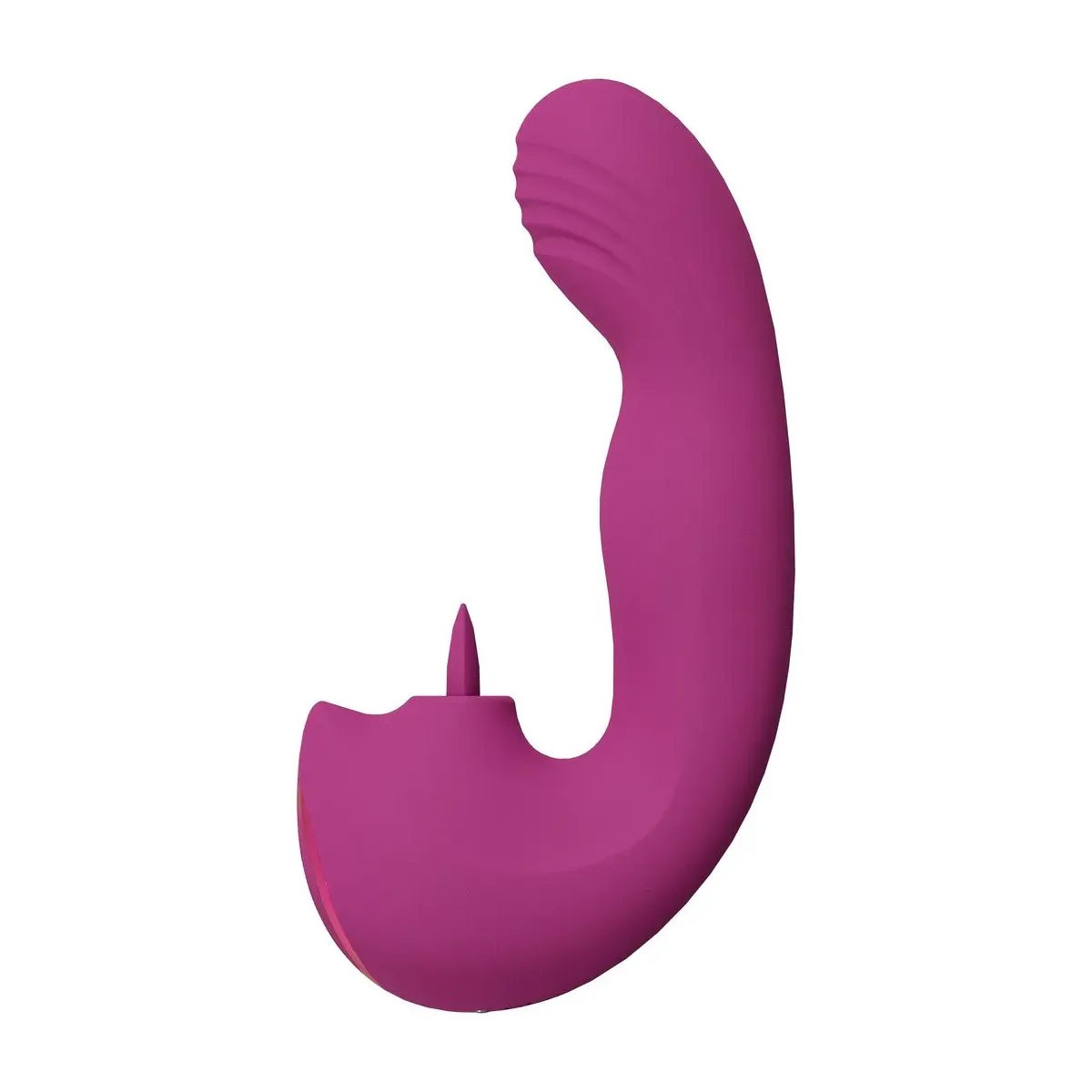 Vibratore vaginale effetto dita con linguetta