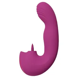 Vibratore vaginale effetto dita con linguetta