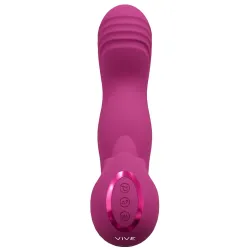 Vibratore vaginale effetto dita con linguetta