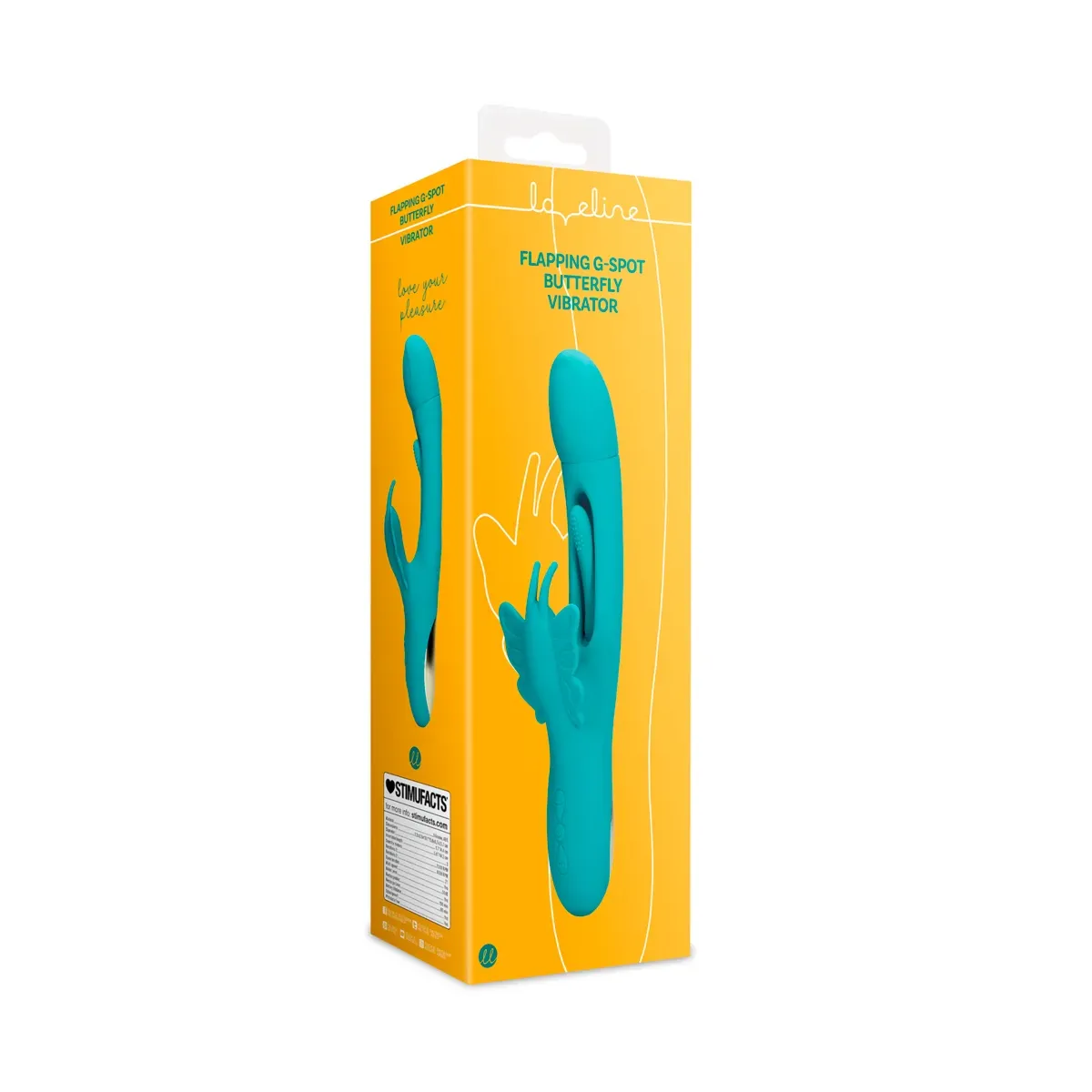 Vibratore rabbit a farfalla con flapping