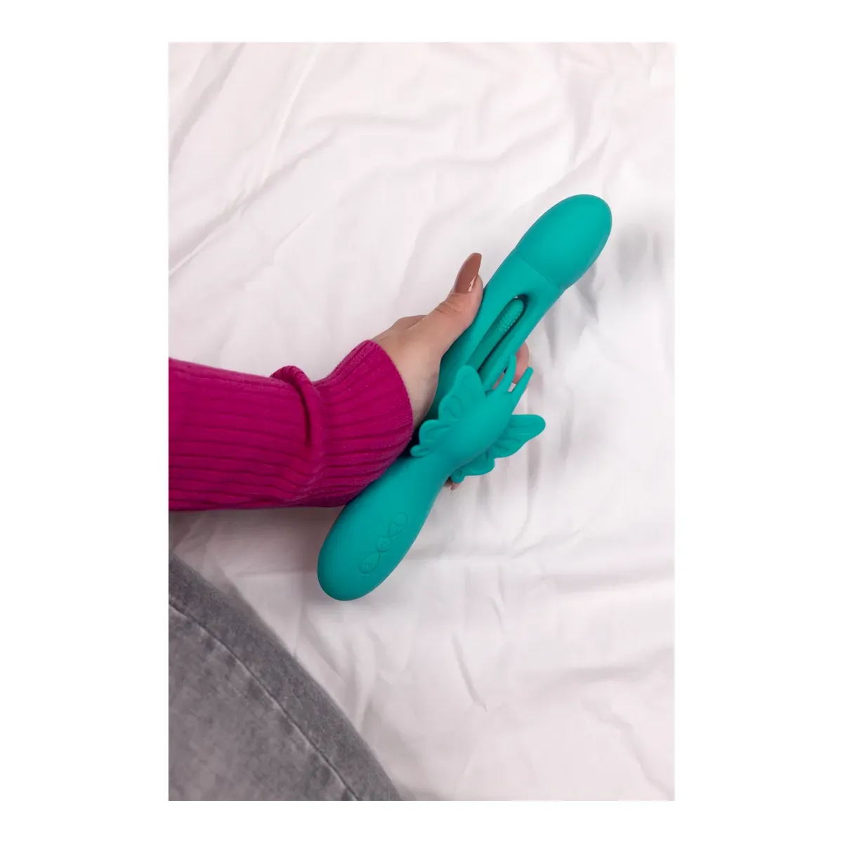 Vibratore rabbit a farfalla con flapping