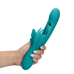 Vibratore rabbit a farfalla con flapping