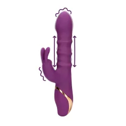 Vibratore rabbit 3 anelli mobili a spinta