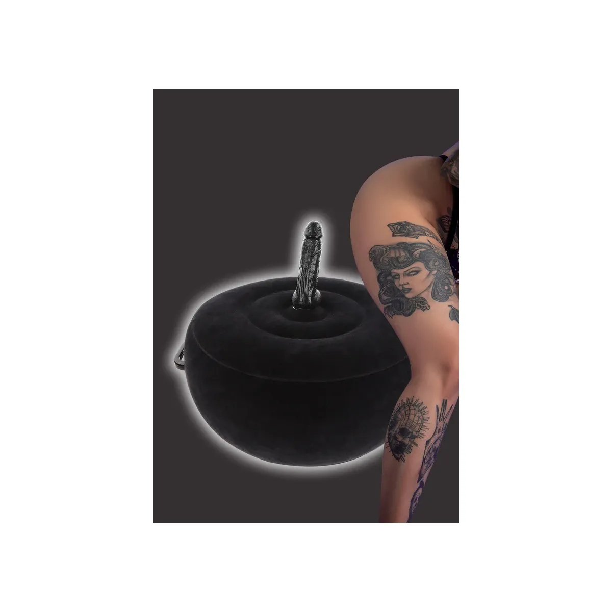 Cuscino gonfiabile con dildo vibrante Taboom