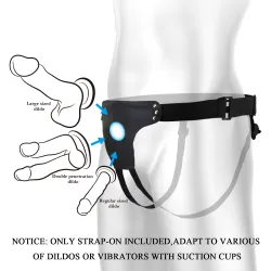 Imbracatura strap-on a slip per dildo