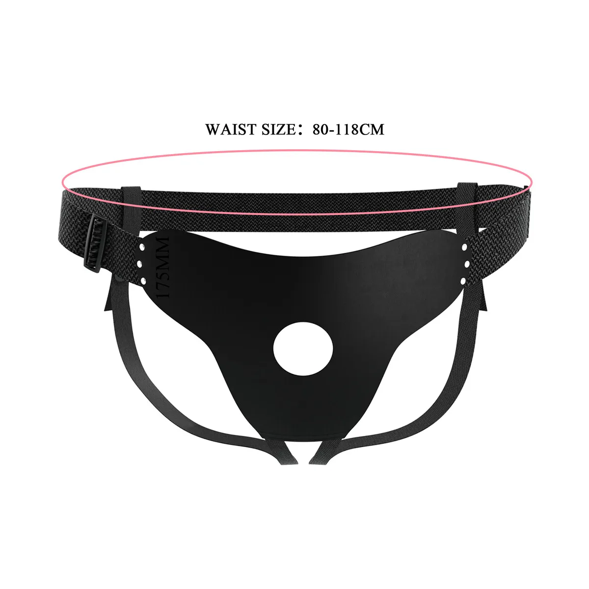 Imbracatura strap-on a slip per dildo