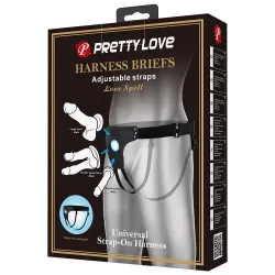Imbracatura strap-on a slip per dildo