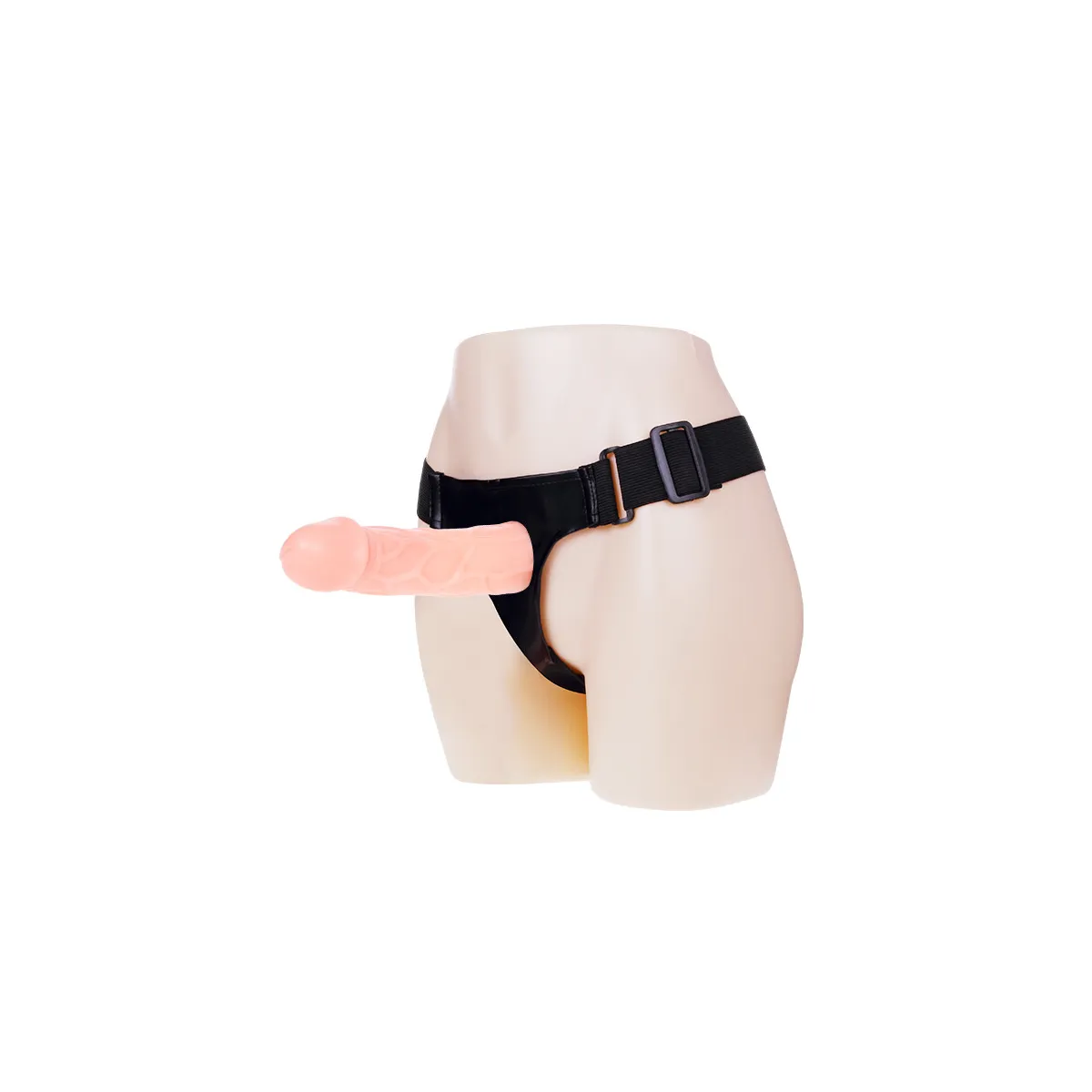 Cintura strapon con dildo cavo 15,5 cm