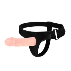 Cintura strapon con dildo cavo 15,5 cm