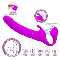 Strap On Vibrante con rabbit 28,3 cm