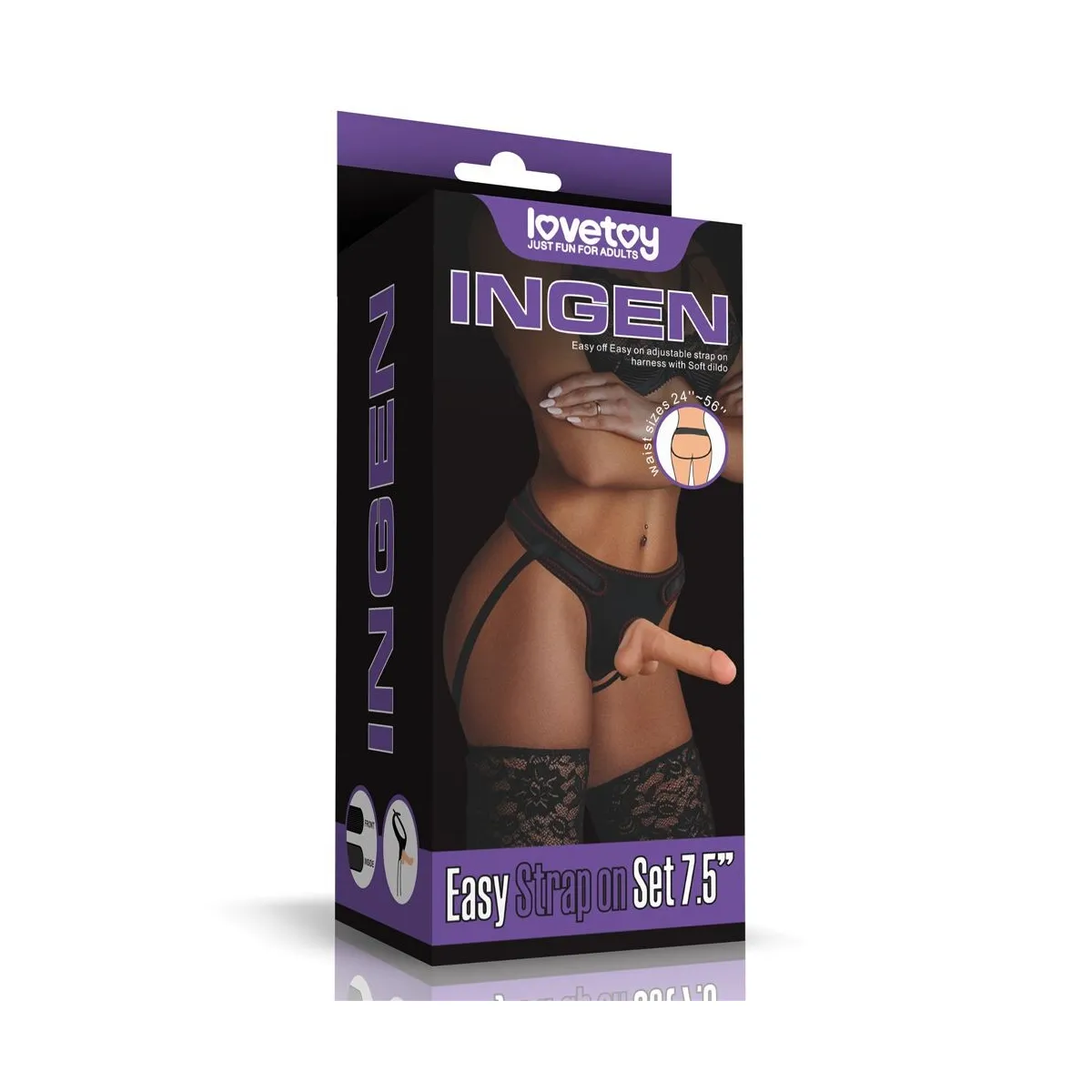 Cintura Strap-On con Dildo Removibile 20 cm