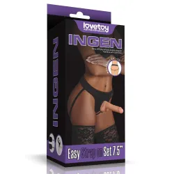 Cintura Strap-On con Dildo Removibile 20 cm
