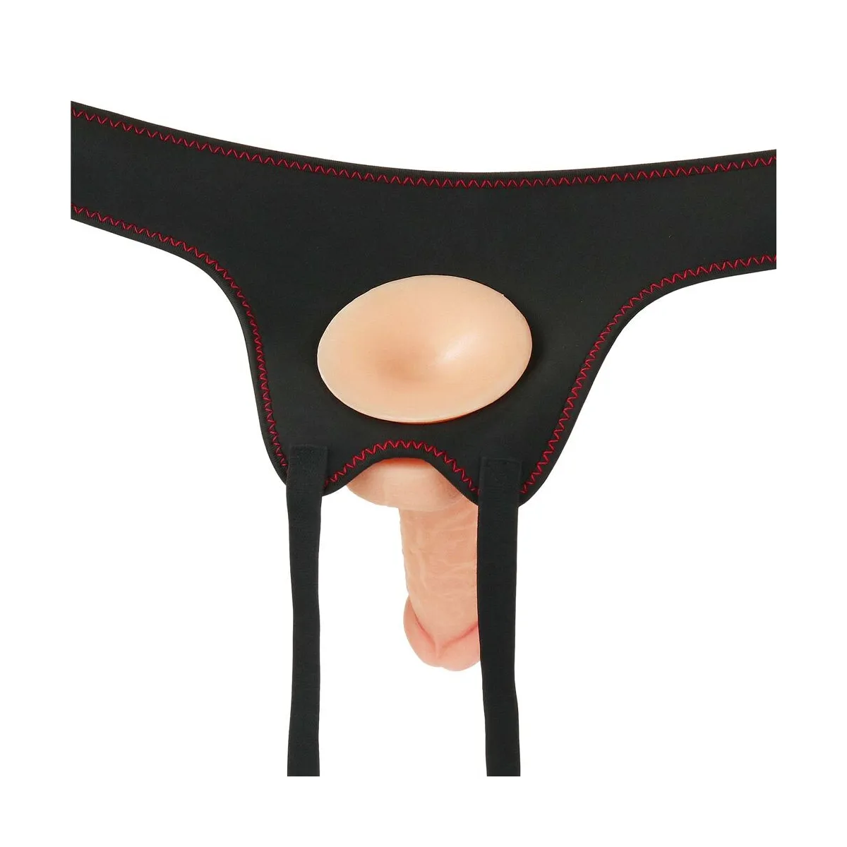 Cintura strap-on con dildo removibile 18 cm