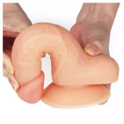 Cintura strap-on con dildo removibile 18 cm