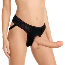 Cintura strap-on con dildo removibile 21,5 cm