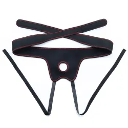Cintura strap-on e dildo vibrante 20 cm