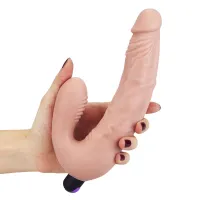 Dildo strapon indossabile doppia stimolazione