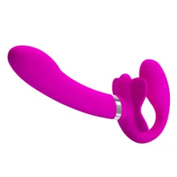 Dildo strapon vibrante stimolatore clitorideo