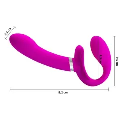 Dildo strapon vibrante stimolatore clitorideo