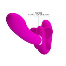 Dildo strapon vibrante stimolatore clitorideo