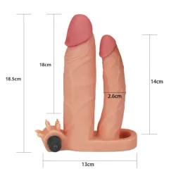 Guaina e Prolunga Pene doppia stimolazione