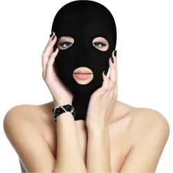 Maschera bondage cappuccio integrale nera