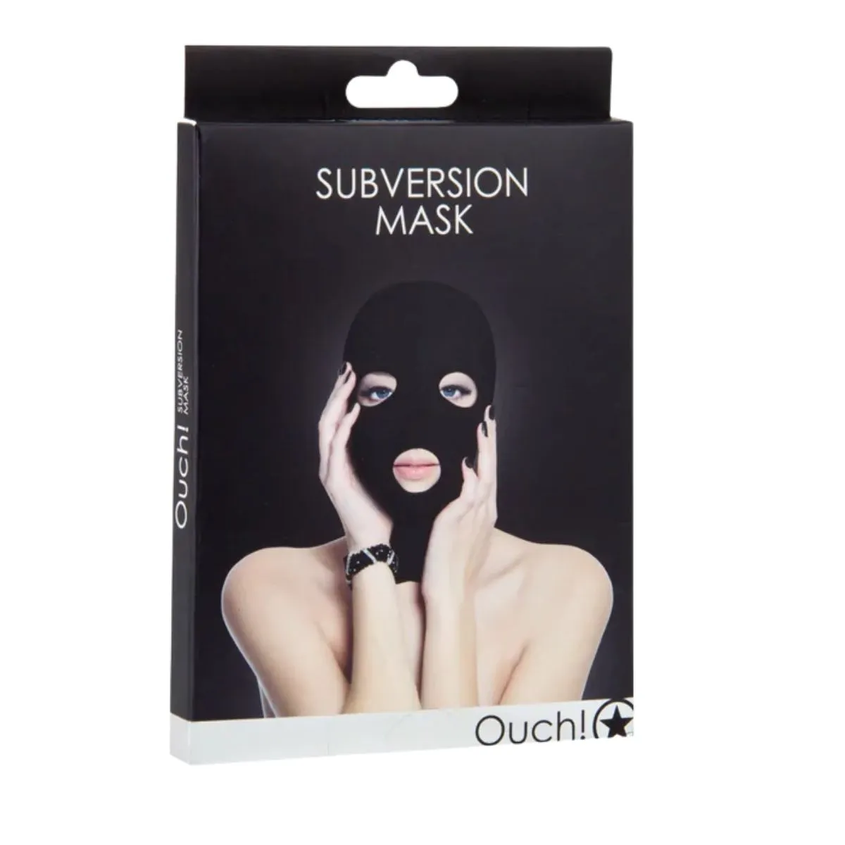 Maschera bondage cappuccio integrale nera