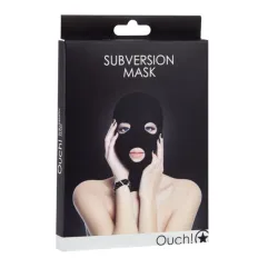 Maschera bondage cappuccio integrale nera