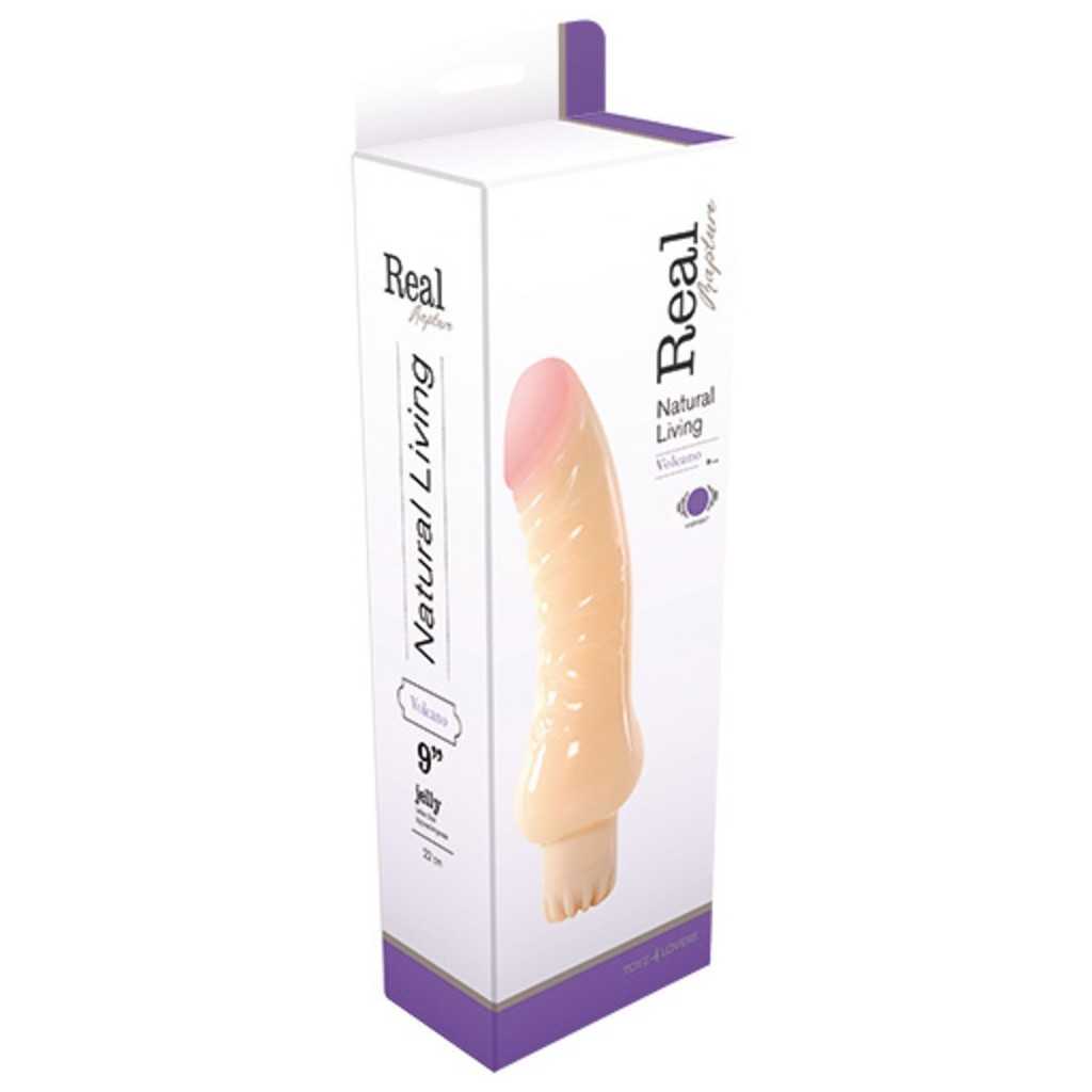 Vibratore Realistico Real Rapture Volcano Jelly 22cm