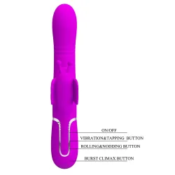 Vibratore Rabbit Succhia Clitoride e Tapping