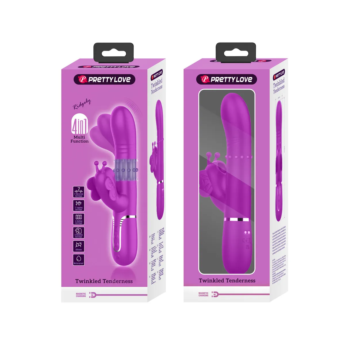 Vibratore Rabbit Succhia Clitoride e Tapping
