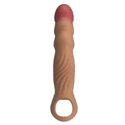 Guaina Prolunga Pene Vibrante 24 cm Ondulata
